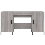 Desk Grey Sonoma 140x50x75 cm Engineered Wood 829562