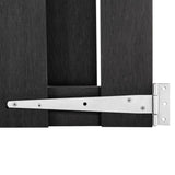 Garden Gate WPC 100x180 cm Grey 318105