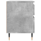 Bedside Cabinets 2 pcs Concrete Grey 40x35x50 cm Engineered Wood 830661