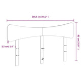 Headboard White 160 cm Solid Wood Pine 844770