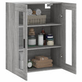 Wall Mounted Cabinet Grey Sonoma 69.5x34x90 cm 828498