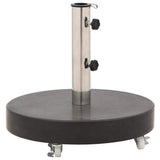 48564 Parasol Base Granite 30 kg Round Black