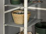 Wooden Small Shed, Garden Storage Shed with Shelves and Bolt Latch, 75L x 56W x115H cm, Grey T3398P318692