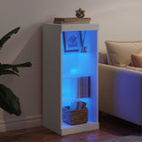 Sideboard with LED Lights White 41x37x100 cm 836728