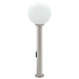 Bollard Light with Sensor&Outlet 80 cm Stainless Steel IP44 4006107