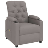 Massage Chair Taupe Fabric 339120