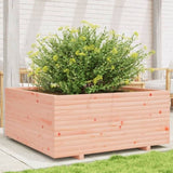 ZNTS Garden Planter 110x110x49.5 cm Solid Wood Douglas 3282547