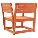 Garden Chair Wax brown Solid pine wood Standard Modular 844676