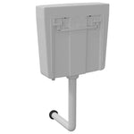 Toilet Cistern with Bottom Water Inlet 3/6 L Grey 148008