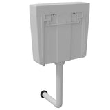 Toilet Cistern with Bottom Water Inlet 3/6 L Grey 148008