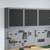 Tool Cabinet with Shelf Black and Grey 50 x 20 x 55 cm Steel 4103469