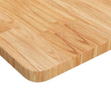 Workbench Light Brown 100x60x cm Solid Wood Oak Rectangular 3309680