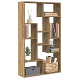Bookcase Artisian Oak 72x20x120.5 cm Engineered Wood 858164