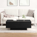 Coffee Table Black Oak 90 x 60 x 31 cm Engineered Wood 862634