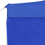Professional Folding Party Tent with Walls Aluminium 4.5x3 m Blue 45497