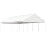 Gazebo with Roof White 11.15x5.88x3.75 m Polyethylene 3155521