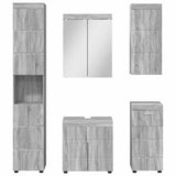 Bathroom Furniture Set TULUM 5 pcs Grey Sonoma 60 x 34 x 63 cm 3398060