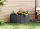 Planter Black 90 x 45 x 50 cm Steel 883710