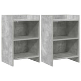 Bedside Tables 2 pcs Concrete Grey 40 x 30 x 60 cm 8011002
