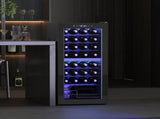 32 Bottle Dual Zone 5-18&degC Wine Fridge - Black T3398P342273