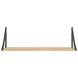 Wall Shelves 2 pcs Sonoma Oak 80x25x25.5 cm Engineered wood 836339