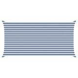 Sun Shade Sail Blue and White 5 x 2,5 m 100% Polyester Oxford 42031095