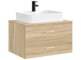 Bathroom Wash Basin Matte Black 48.5 x 37.5 x 13 cm Metal 890231
