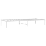 Metal Bed Frame without Mattress White 90x200cm 350906