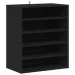 Shoe Cabinet Black 60x35x70 cm Engineered Wood 808937