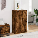 Shoe Cabinet Smoked Oak 59x35x100 cm Engineered Wood 817108