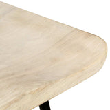 Bar Stools 2 pcs Solid Mango Wood 320647