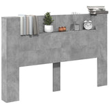 Headboard Concrete Grey Engineered Wood 3418679