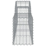 Arched Gabion Baskets 14 pcs 200x30x40/60 cm Galvanised Iron 3146059