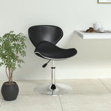 Bar Stool Black Faux Leather 335110