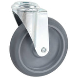 12 pcs Bolt Hole Swivel Casters 125 mm 277872