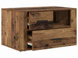 Bedside Cabinet Old Wood 35 x 60 x 50 cm Engineered Wood 881087
