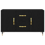 Sideboard Black Oak 100 x 36 x 60 cm Engineered Wood 862956