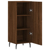 Sideboard Brown Oak 34.5x34x90 cm Engineered Wood 828563
