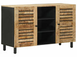 Storage Cabinets Natural 90 x 33 x 75 cm Solid Mango Wood 4018872