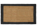 Area Rugs Dark Grey 120 x 170 cm Jute 42010691
