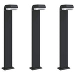 Outdoor Floor Lamps 3pcs Black 80 cm Die-cast Aluminium 4006340