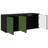 Wall-mounted TV Cabinet GELEEN 102 x 33 x 40 cm Black Oak 8007154