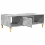 Coffee Table Concrete Grey 102 x 55 x 35 cm Engineered Wood 876192