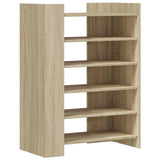 ZNTS Shoe Cabinet Sonoma Oak 74.5x37.5x100 cm Engineered Wood 848432