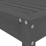 5 Piece Garden Bar Set Grey Solid Wood Pine 3157801