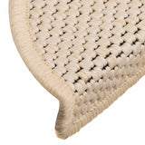 Stair Mats Self-adhesive Sisal-Look 30 pcs 56x17x3 cm Berber 3365869