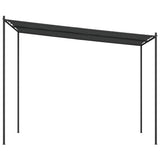 Gazebo Anthracite 3x3 m 180 g/m Fabric and Steel 362462