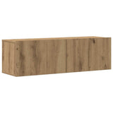 6 Piece TV Cabinet Set Wall-mounted Artisan Oak Engineered Wood 3329142