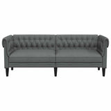 Sofa Dark Grey 201.5 x 74.5 x 74.5 cm Polyester 42013011