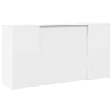 Reception Desk White 200x50x103,5 cm Engineered Wood 3324214